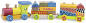 Preview: Eichhorn 100002223 - Color, kleiner Zug, Holzeisenbahn mit Bausteinen, Steckspiel